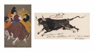 Ismael González De La Serna - Bailarinas de flamenco ; Taureau