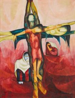 Ismael Shammout - Crucifixion
