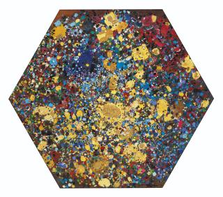 Ismail Gulgee - Untitled (Cosmic Hexagon Series)