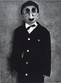 Ismo Hölttö - Boy wearing joke mask, May Day, Myllypuro, Helsinki, 1967