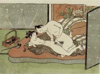 Isoda Koryusai - A Shunga Print