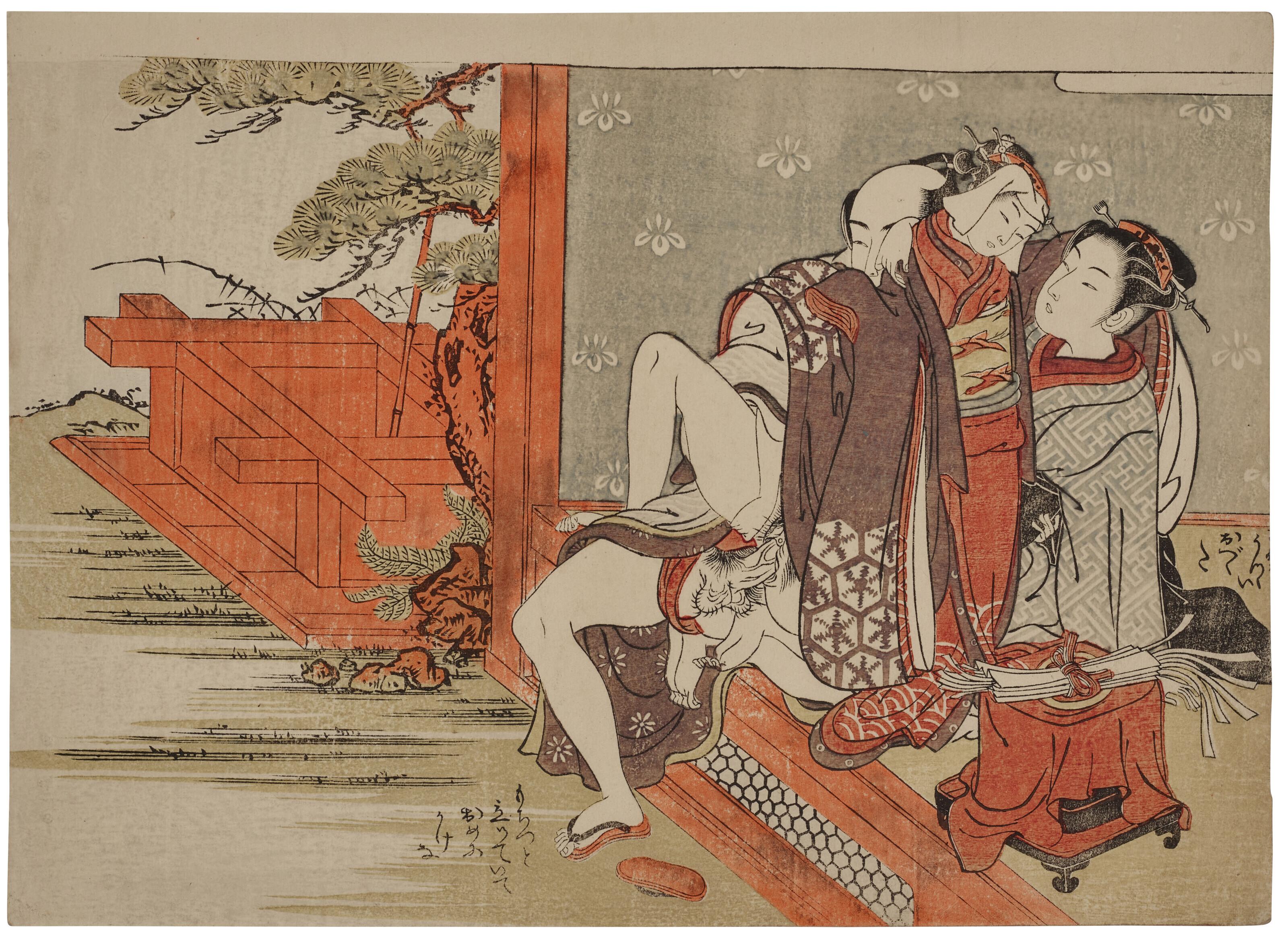 Isoda Koryusai - Kagurazuki (The eleventh month)