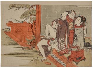 Isoda Koryusai - Kagurazuki (The eleventh month)