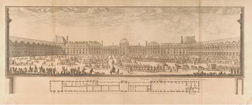Israel Silvestre - Vue Du Palais Des Tuileries Du Cote de L\'Entree Vue Du Palais Des Tuileries Du Cote Du Jardin