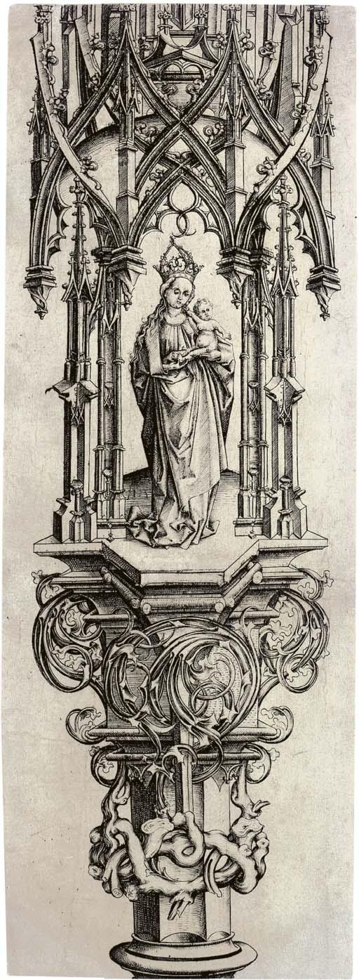 Israhel van Meckenem - An Episcopal Crozier: the Lower Plate (B. 138; G. 450; L. 587; Holl. 587 B)