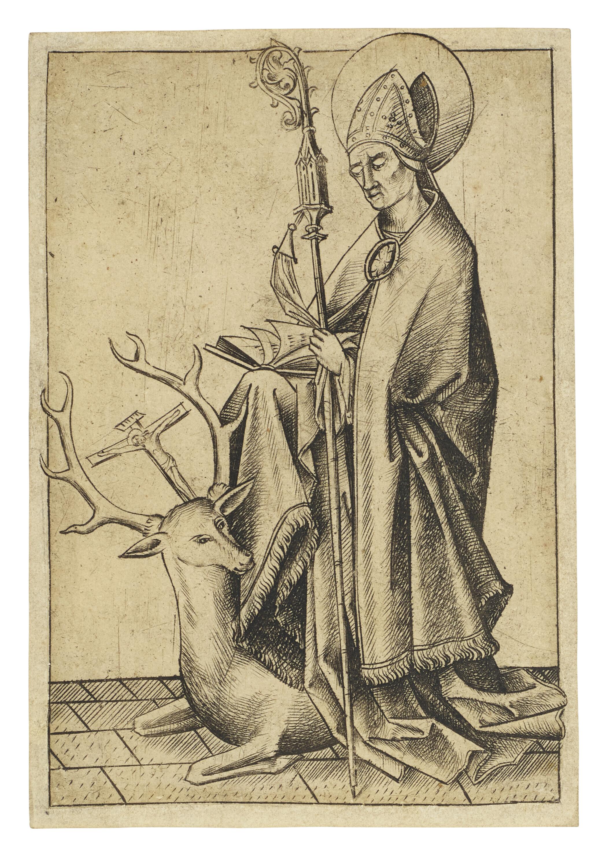 Israhel Van Meckenem - Saint Hubert