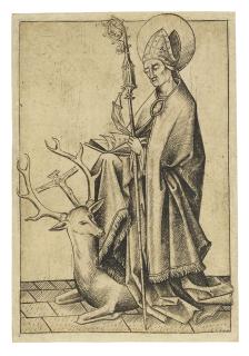 Israhel Van Meckenem - Saint Hubert