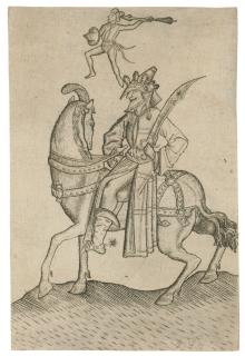 Israhel Van Meckenem - The King of Men, from: The Large Deck of Playing Cards