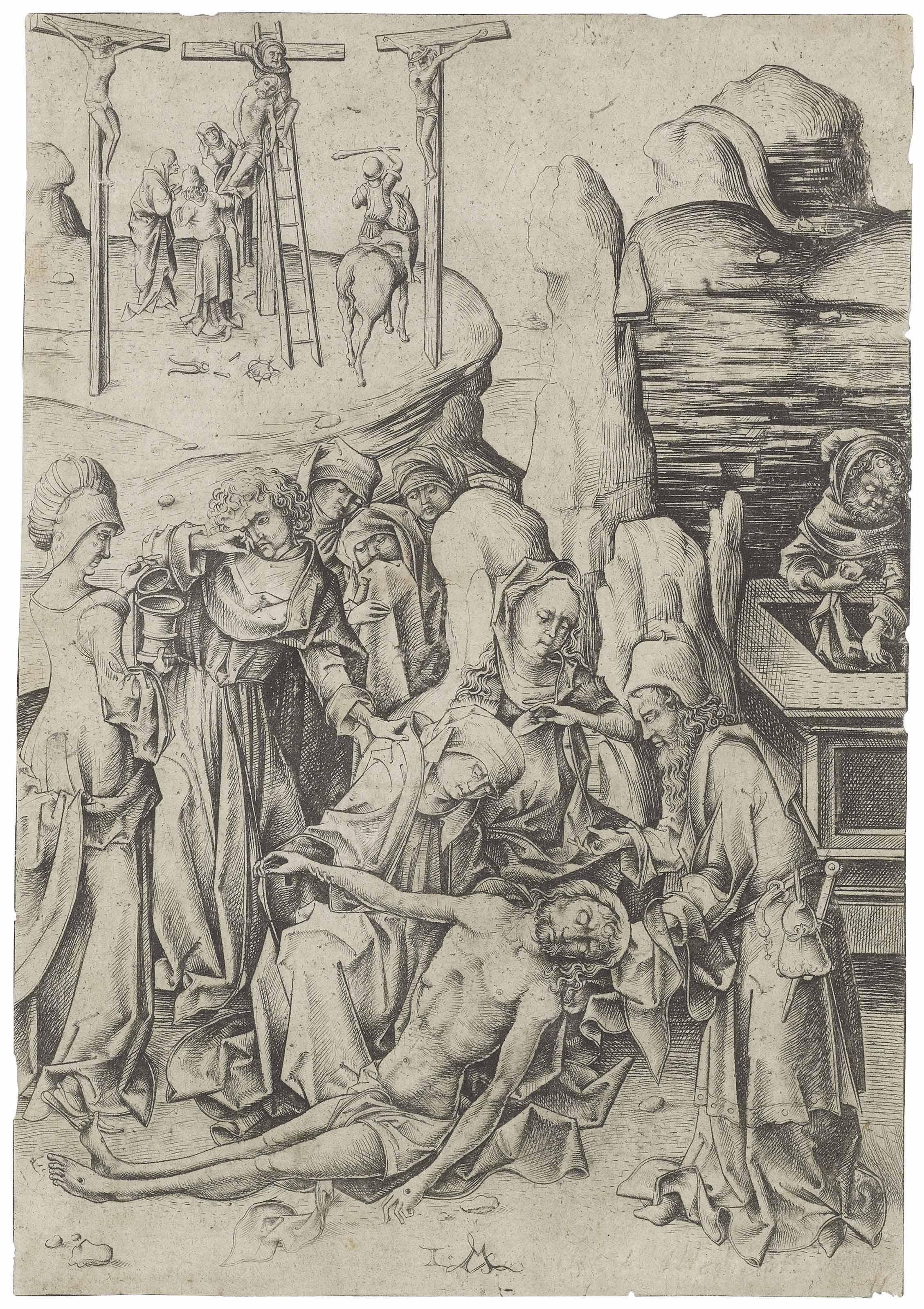 Israhel Van Meckenem - The Lamentation