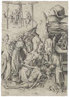 Israhel Van Meckenem - The Lamentation