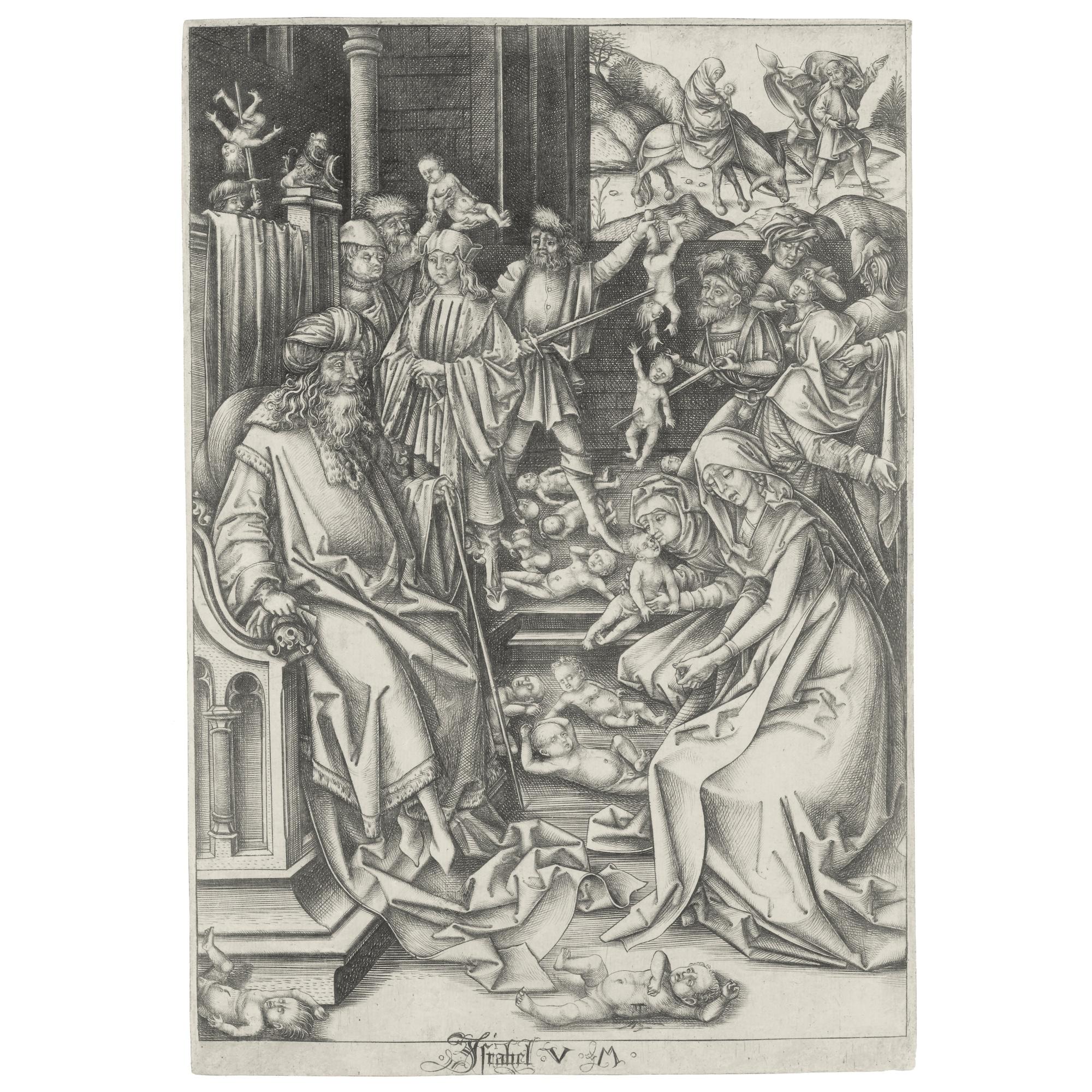 Israhel Van Meckenem - The Massacre Of The Innocents (Geisberg 39; Lehrs, Hollstein 58)