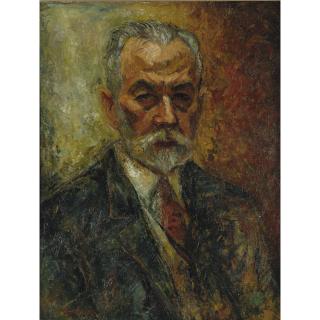 Issachar Ber Ryback - Portrait Of A Man