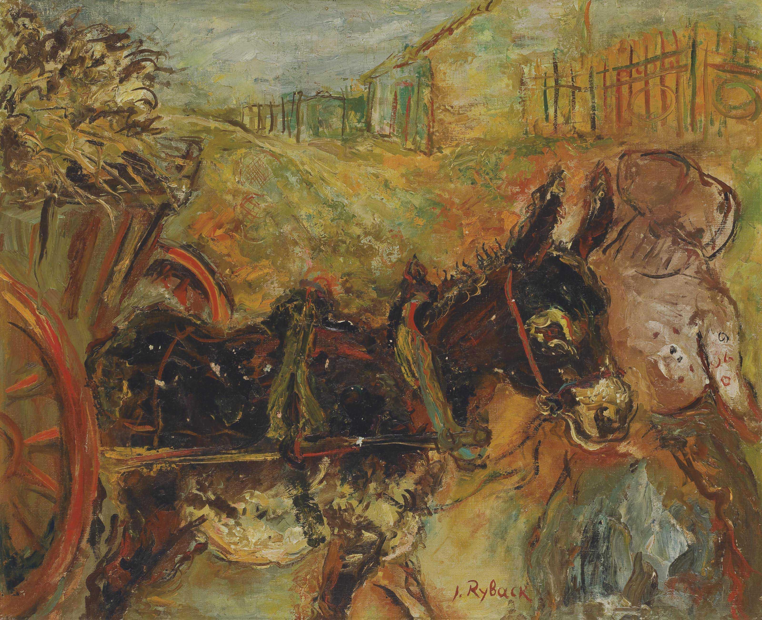 Issachar Ryback - On The Way To Market