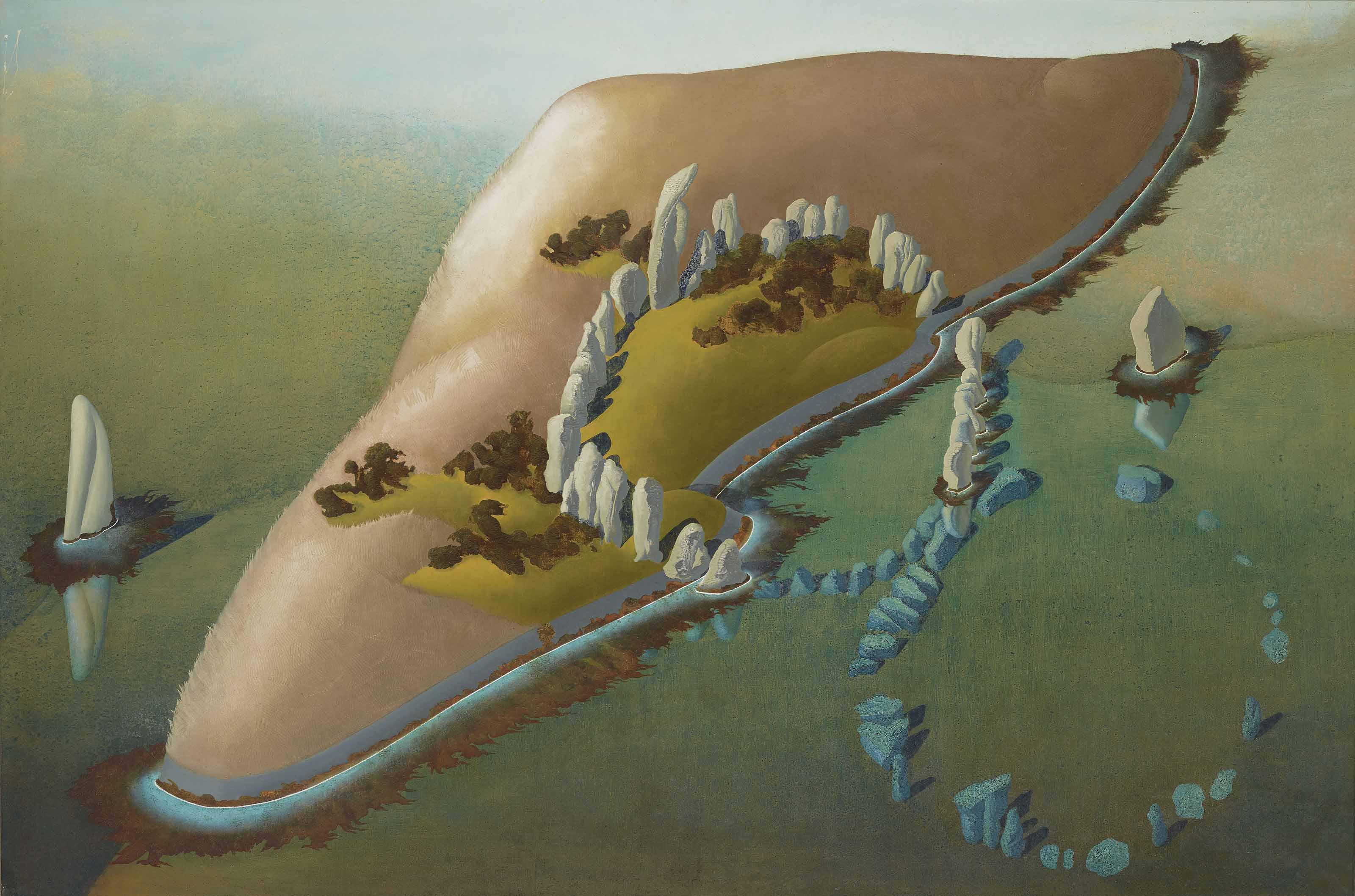 Ithell Colquhoun - La cathédrale engloutie