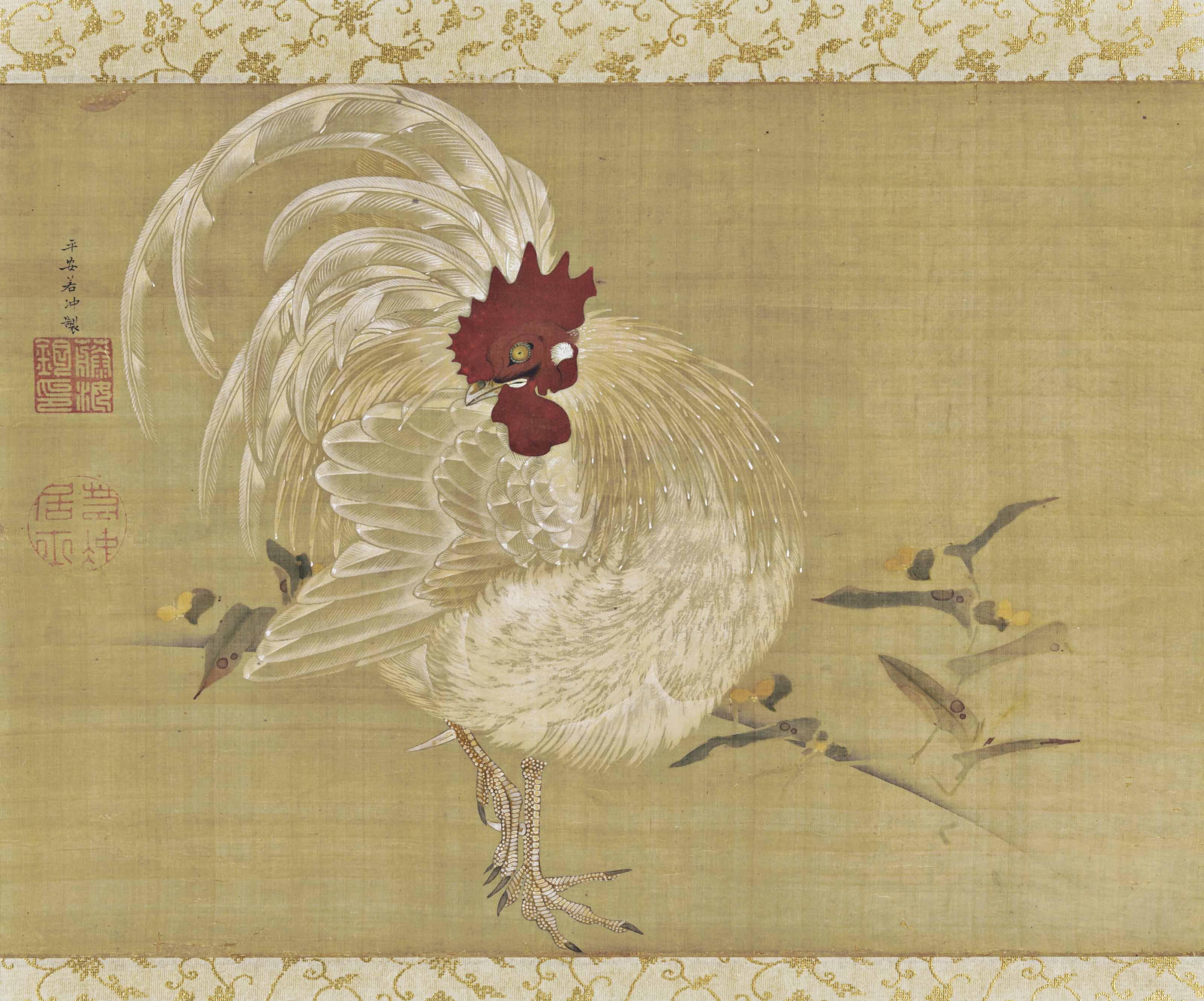Ito Jakuchu - Rooster And Branch