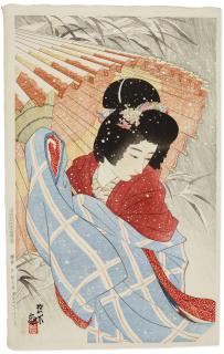 Ito Shinsui - Fubuki (Snowstorm)