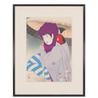 Ito Shinsui - Purple Hood (Okoso-zukin)