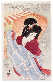 Ito Shinsui - Snowstorm (Fubuki)