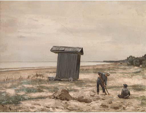 Iulii Iulevich Klever, the Younger - On the beach