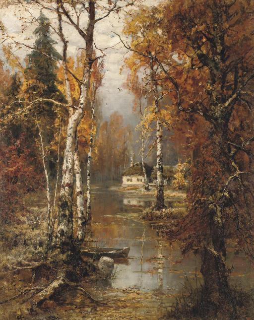 Iulii Iul\'evich Klever - A woodland cottage