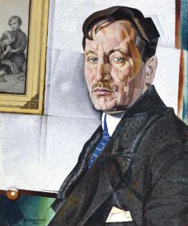 Iurii Pavlovich Annenkov - Portrait of Aleksandr Nikolaevich Tikhonov