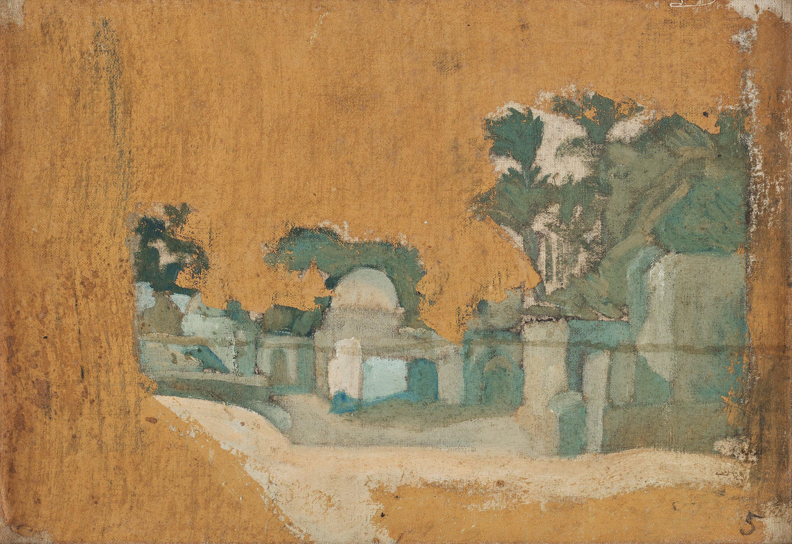 Ivan Aguéli - North African village scene