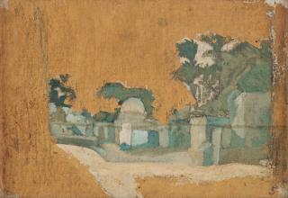 Ivan Aguéli - North African village scene