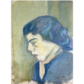 Ivan Aguéli - Swedish Porträtt (Portrait Of A Woman In Profile)