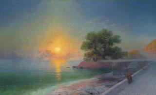 Ivan Aivazovsky - Promenade At Sunset