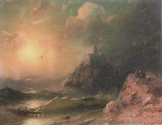 Ivan Aivazovsky - Shipwreck at dawn