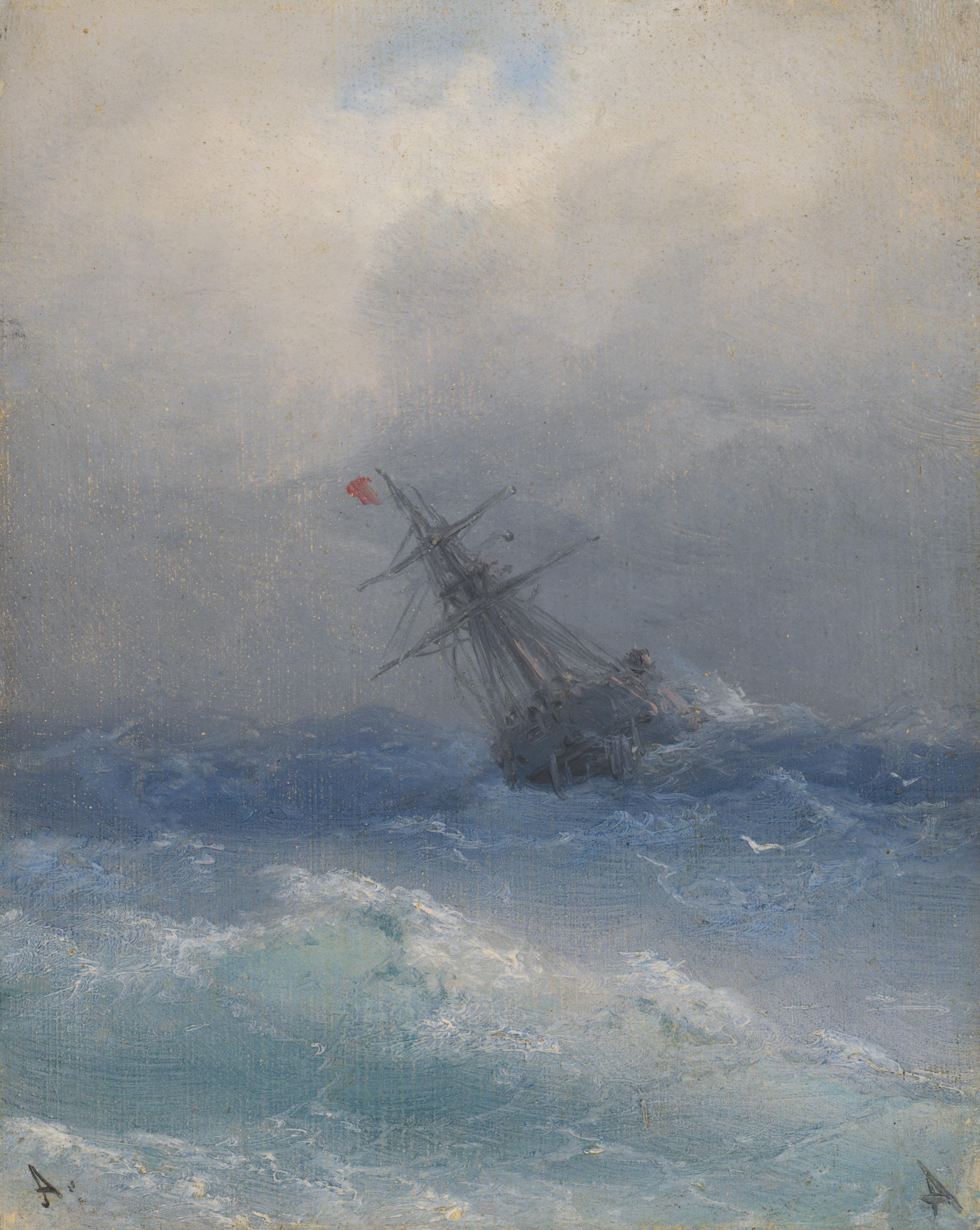 Ivan Aivazovsky - Shipwreck