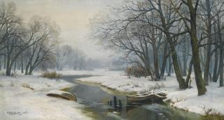 Ivan Avgustovich Veltz - Winter Landscape