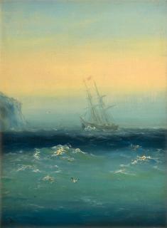 Ivan Constantinovich Aivazovsky - Morning Mist By The Shore.