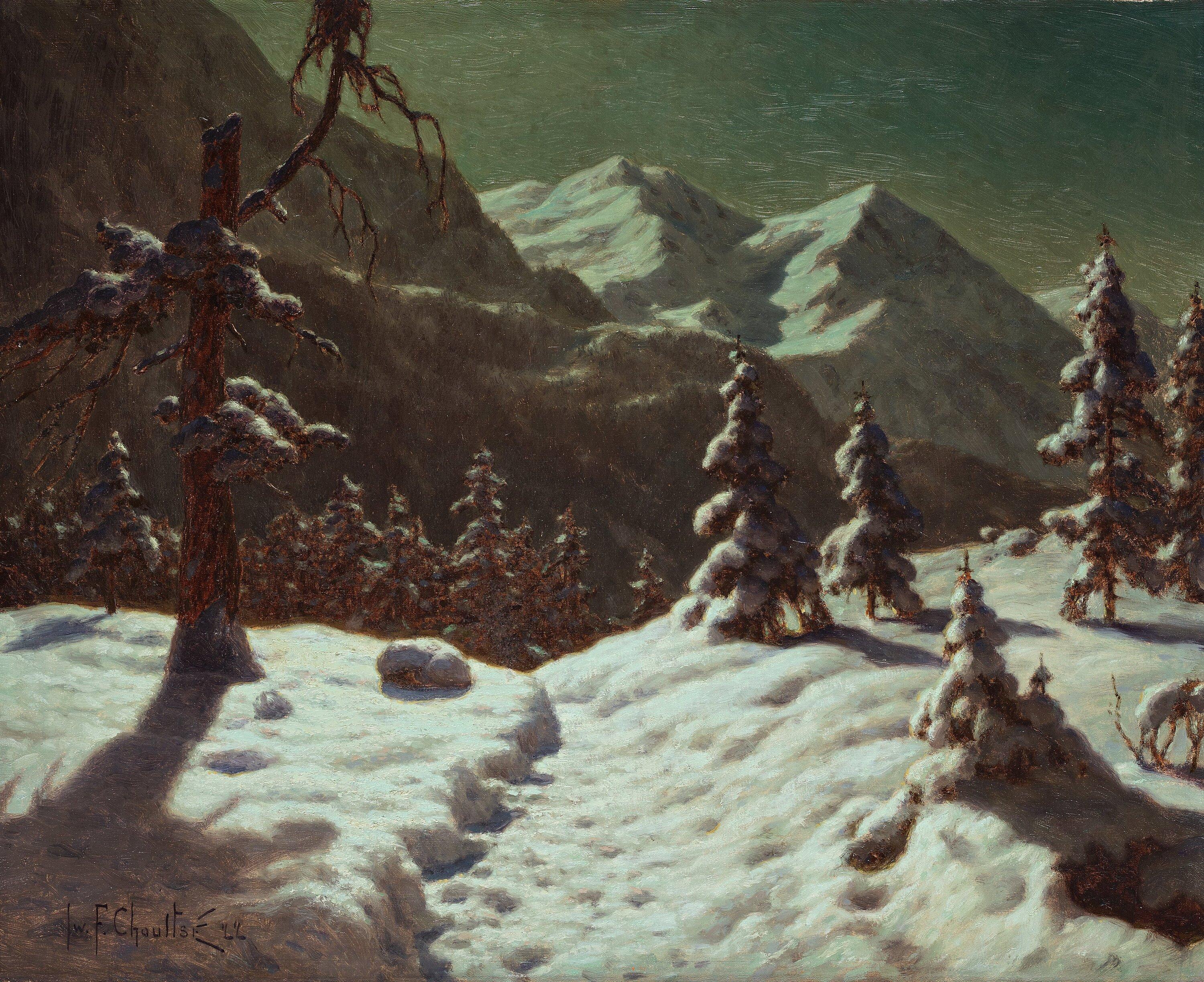 Ivan Fedorovic Choultse - Winter landscape