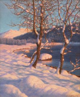 Ivan Fedorovich Choultse - November evening, St Moritz