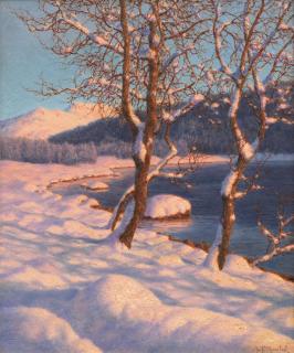 Ivan Fedorovich Choultse - November evening, St Moritz