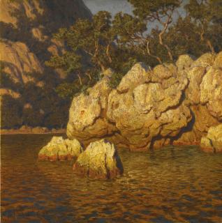 Ivan Fedorovich Choultsé - Pine Trees By The Coast