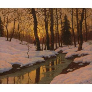Ivan Fedorovich Choultsé - Russianwinter Sunset