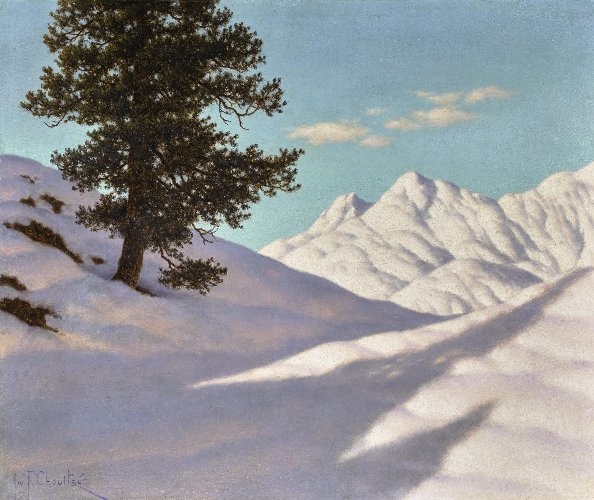 Ivan Fedorovich Choultsé - Soleil Du Midi, Engadine
