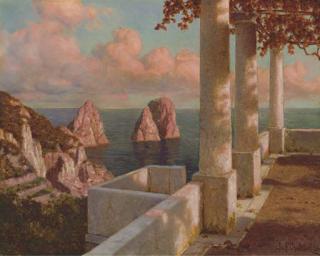 Ivan Fedorovich Choultsé - The Faraglioni Rocks, Capri