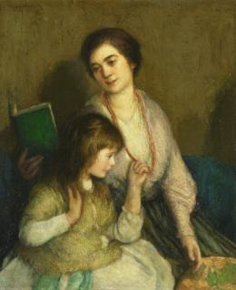 Ivan G. Olinsky - Reading a Story