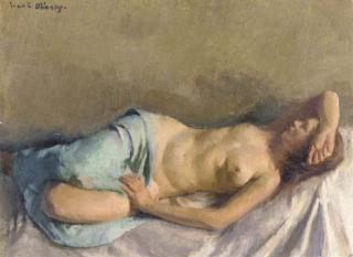 Ivan G. Olinsky - Reclining Nude