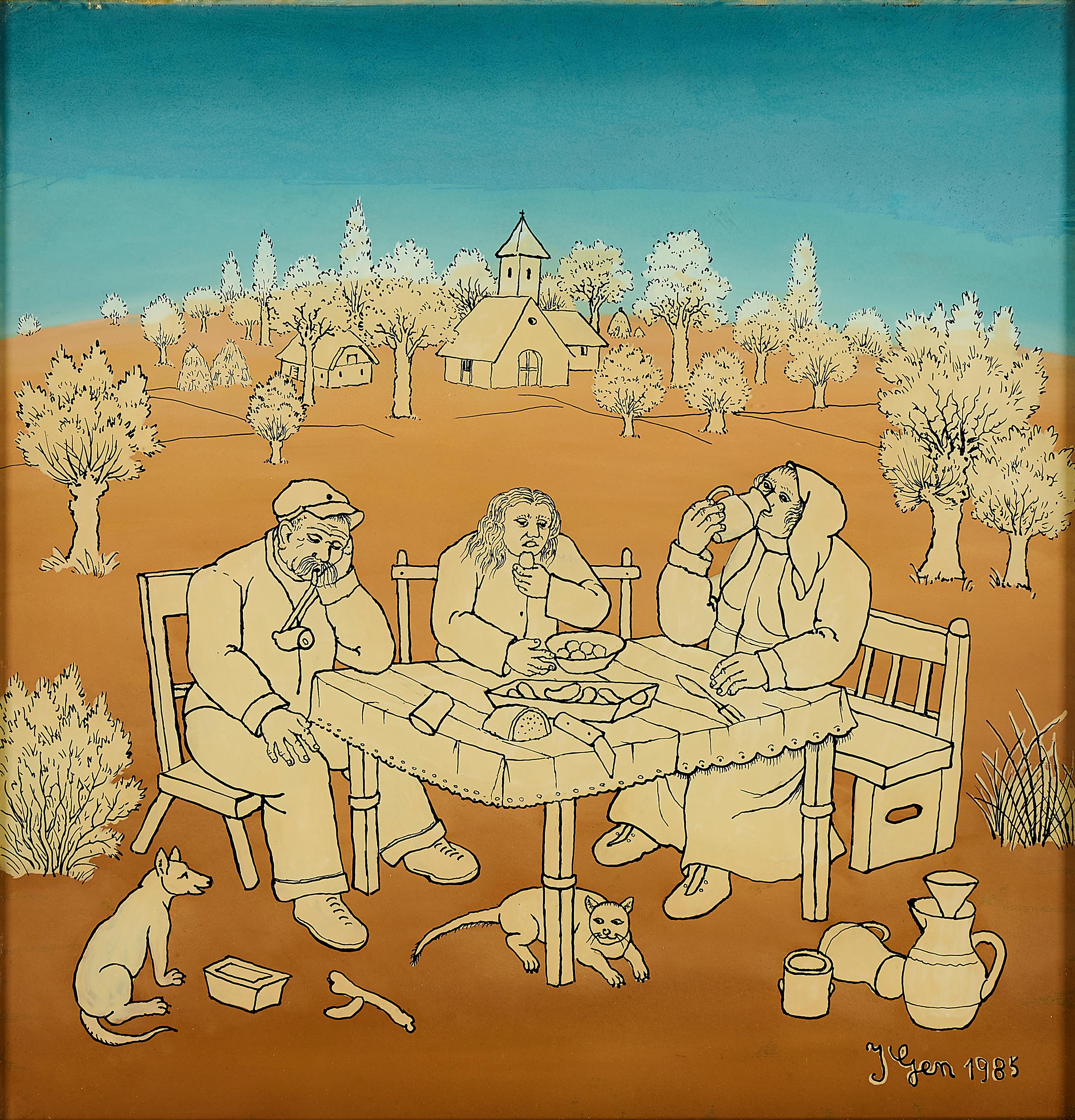 Ivan Generalic - Mittagessen.