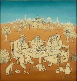 Ivan Generalic - Mittagessen.