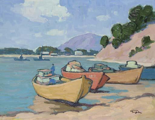 Ivan Godlevsky - Fisherman\'s boats