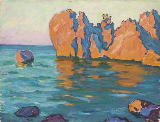 Ivan Godlevsky - Rocky coastline