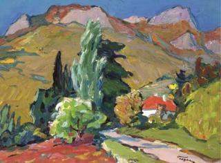 Ivan Godlevsky - Surroundings of Bakhchisarai