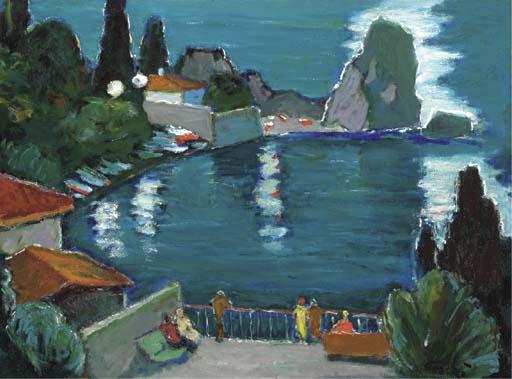Ivan Godlevsky - Tchekhov\'s Bay at night