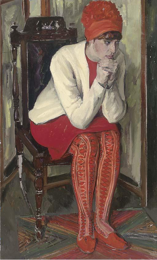 Ivan Ivanov-Sakachev - Red stockings