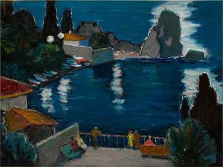 Ivan Ivanovich Godlevsky - Tchekhov\'s Bay at Night